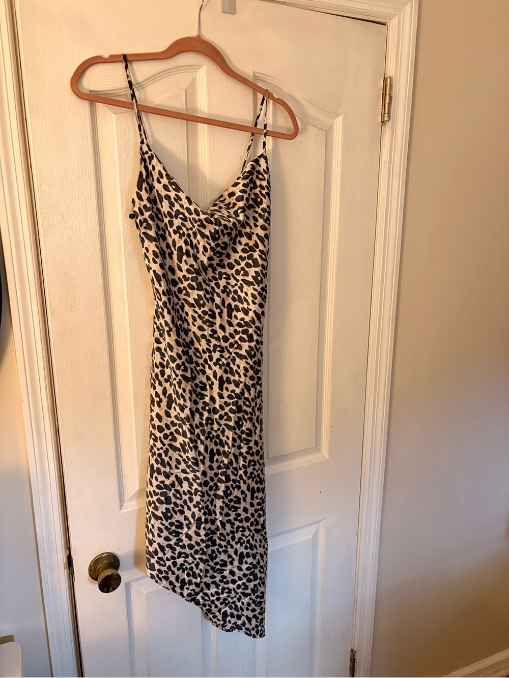 Leopard Print Slip Dress